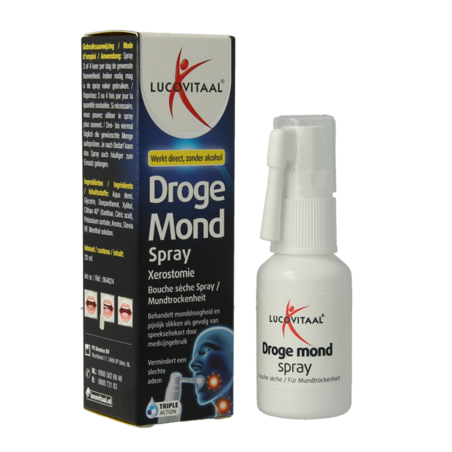 Lucovitaal Dry mouth spray 20 Millilitres