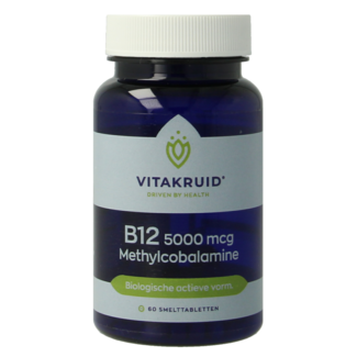 Vitakruid B12 5000 mcg Metilcobalamina Activa 60 Comprimidos Bucodispersables