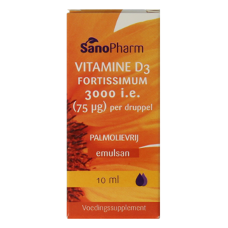 SanoPharm Vitamine D3 fortissimum Emulsan 10 Milliliter