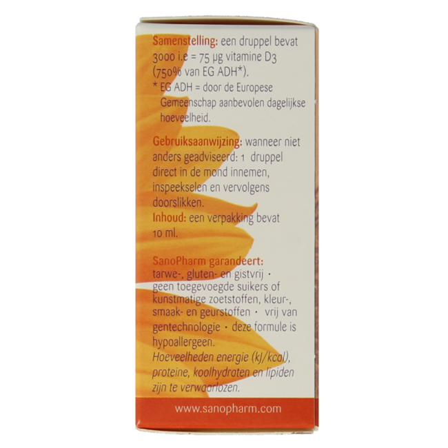 Vitamine D3 fortissimum Emulsan 10 mililitros