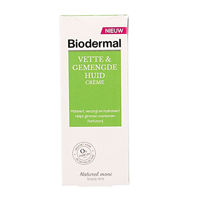 Crema para piel grasa y mixta Biodermal 50 mililitros