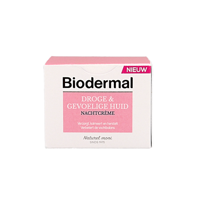 Biodermal Nachtcreme trockene und empfindliche Haut 50 Milliliter