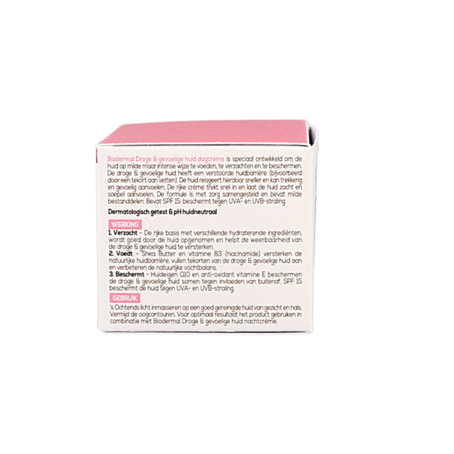 Biodermal Crema de día para piel seca y sensible 50 ml