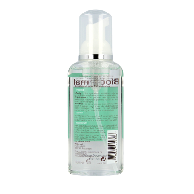 Biodermal Espuma Limpiadora para todo tipo de piel 150 ml