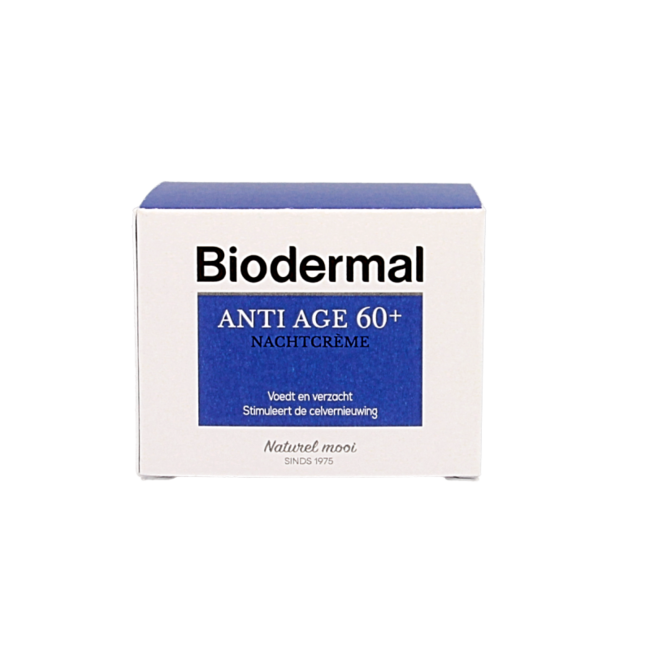 Biodermal Crema de noche antiedad 60+ 50 mililitros