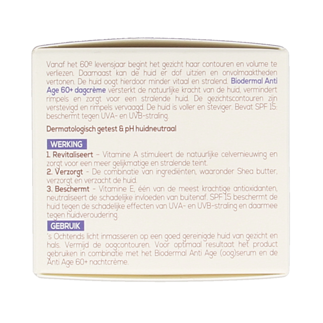 Biodermal Anti-Ageing Day Cream 60+ 50ml