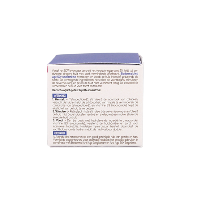 Biodermal Night Cream anti-age 50+ 50 Millilitre