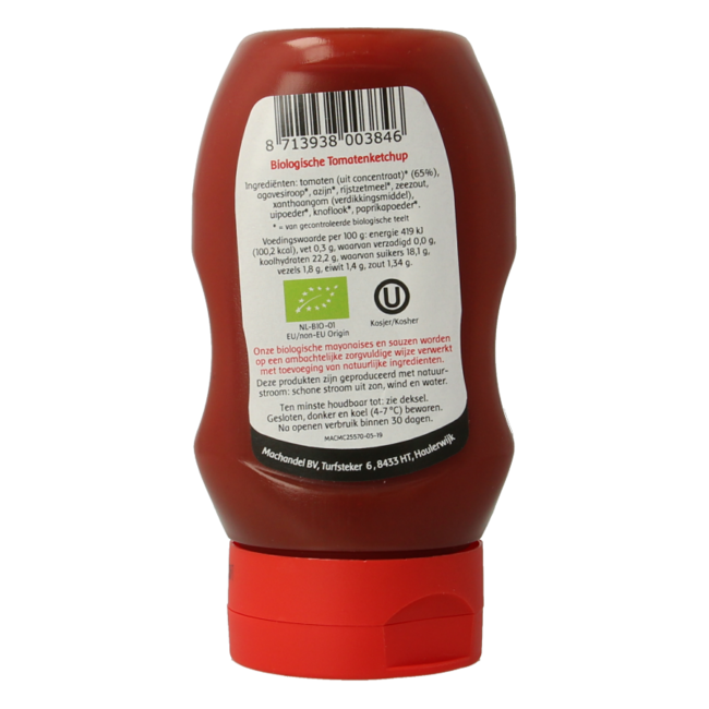 Machandel Ketchup bio 300 Mililitros