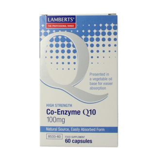 Lamberts Lamberts Coenzima Q10 100mg 60 Cápsulas