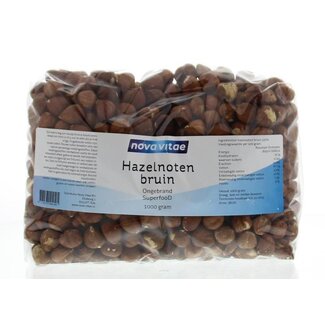 Nova Vitae Nova Vitae Hazelnoten bruin ongebrand raw 1 Kilogram