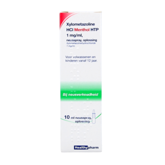 Healthypharm Spray nasal de xilometazolina y mentol 10 ml