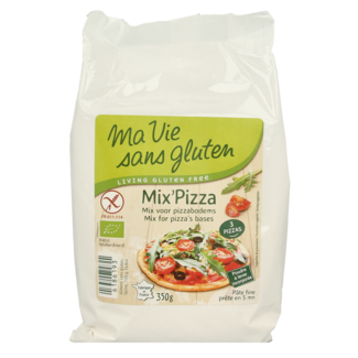Ma Vie Sans Ma Vie Sans Mix for gluten-free organic pizza bases 350 Gram