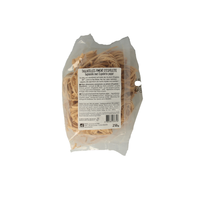 Primeal Tagliatelle Espelette pepper organic 250 Gram