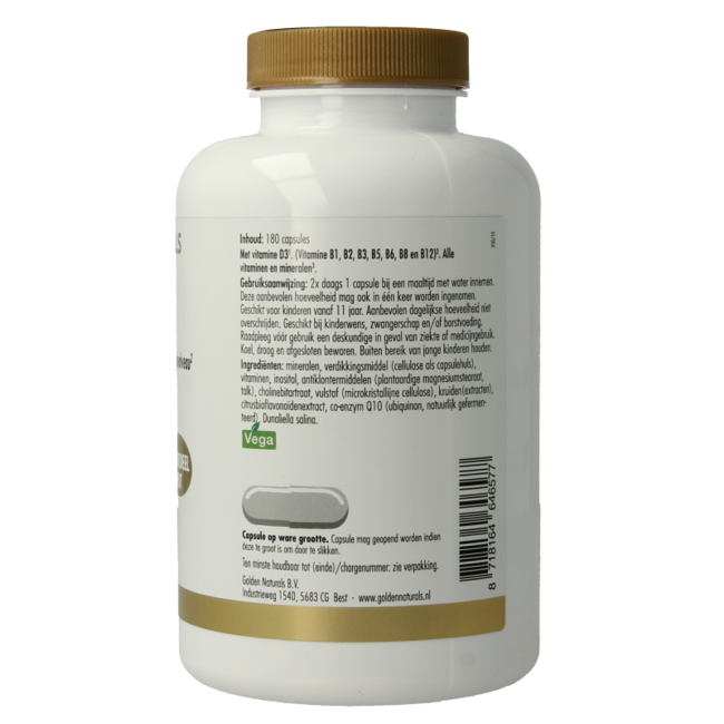 Multi gold 180 Vegetarian capsules