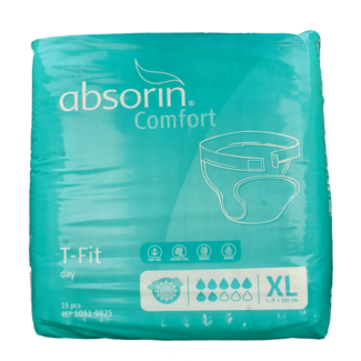 Absorin Absorin Comfort t-fit day rozmiar XL 15 sztuk