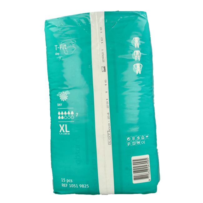 Absorin Comfort t-fit day rozmiar XL 15 sztuk