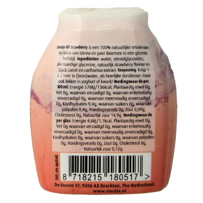 SteviJa Stevia jarabe de limonada go fresa 40 mililitros