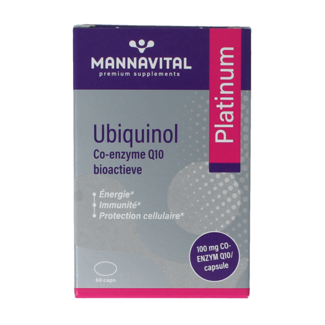 Ubiquinol platinum 60 cápsulas