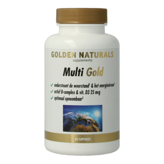 Golden Naturals Multi gold 60 Cápsulas vegetarianas