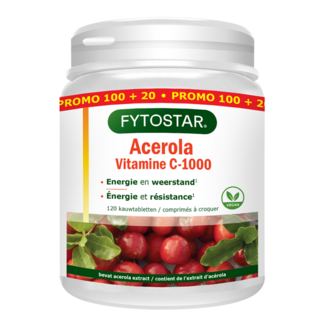 Fytostar Acerola witamina C 1000 120 tabletek do ssania