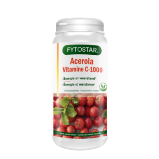 Fytostar Fytostar Vitamine C 1000 acerola 60 Lutschtabletten