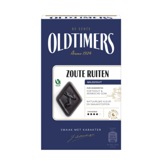 Oldtimers Oldtimers Zoute Ruiten 235 g - Regaliz Salado