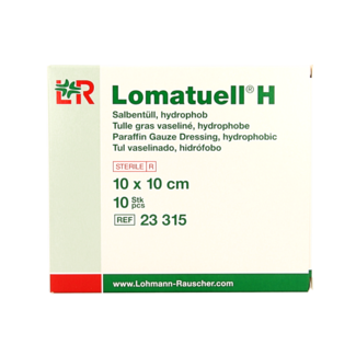 Lomatuell Opatrunek gazowy Lomatuell H 10 cm x 10 cm, 10 sztuk
