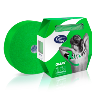 Cure Tape Cure Tape Kinesiotape giant groen 5cm x 31.5m 1 Stuks