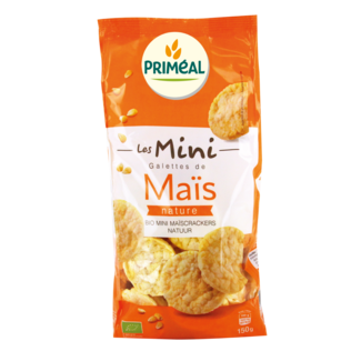 Primeal Primeal Mini wafelki kukurydziane bio 150 gramów