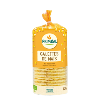Primeal Tortitas de maíz bio Primeal 120 g