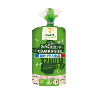 Primeal Tortitas de arroz Camarga bio Primeal 130 gramos