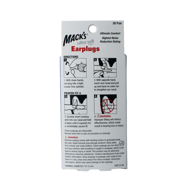 Macks Safesound ultra 30 Par