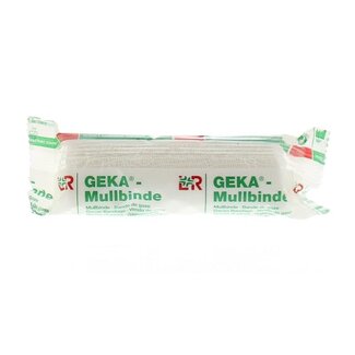 Geka Venda de gasa hidrófila 4 m x 8 cm 1 unidad