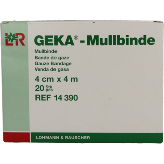 Geka Venda de gasa hidrófila Geka 4 m x 4 cm 1 unidad