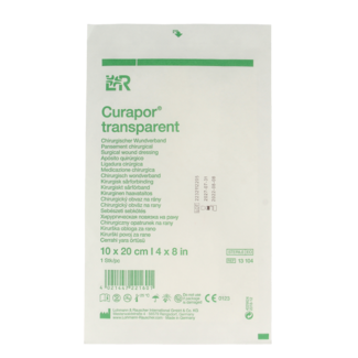 Curapor Curapor Cerotto trasparente 10 x 20 cm sterile 1 pezzo