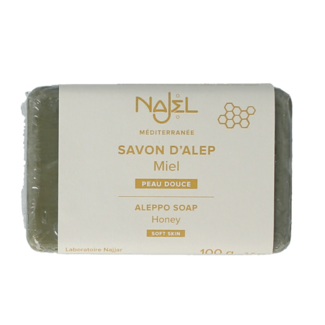 Najel Aleppo Sapone di Aleppo Najel al Miele 100 Grammi