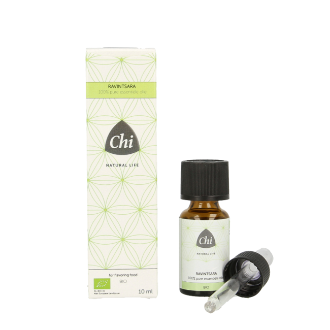Chi Olio essenziale di Ravintsara biologico (eko bio) 10 Millilitri