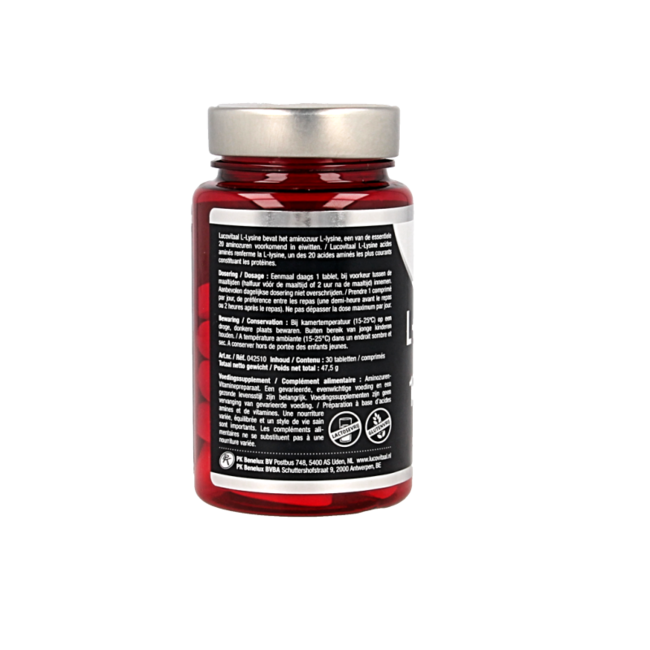 Lucovitaal L-Lysine 1000 mg 30 comprimés