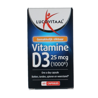 Lucovitaal Vitamin D3 25mcg 60 Capsules