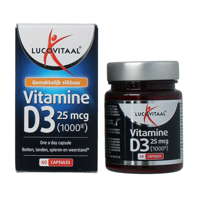 Vitamina D3 25mcg 60 Cápsulas