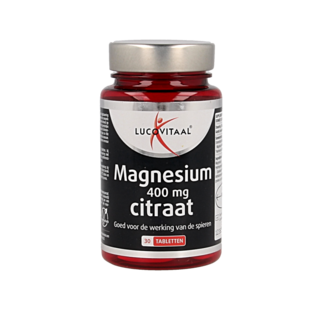 Lucovitaal Lucovitaal Magnesium citraat 400mg 30 Tabletten