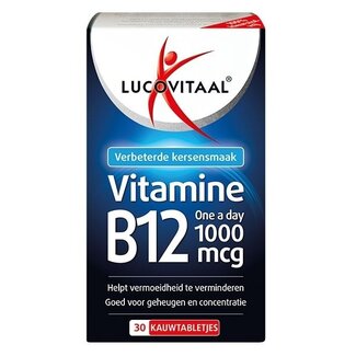 Lucovitaal Vitamina B12 1000mcg 30 comprimidos masticables