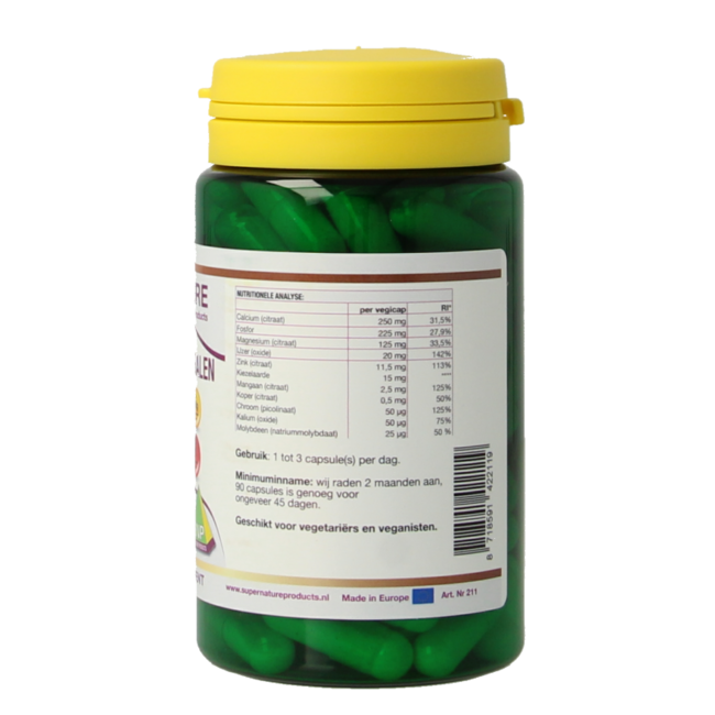 SNP Super multiminerales 650mg puro 90 Cápsulas vegetarianas