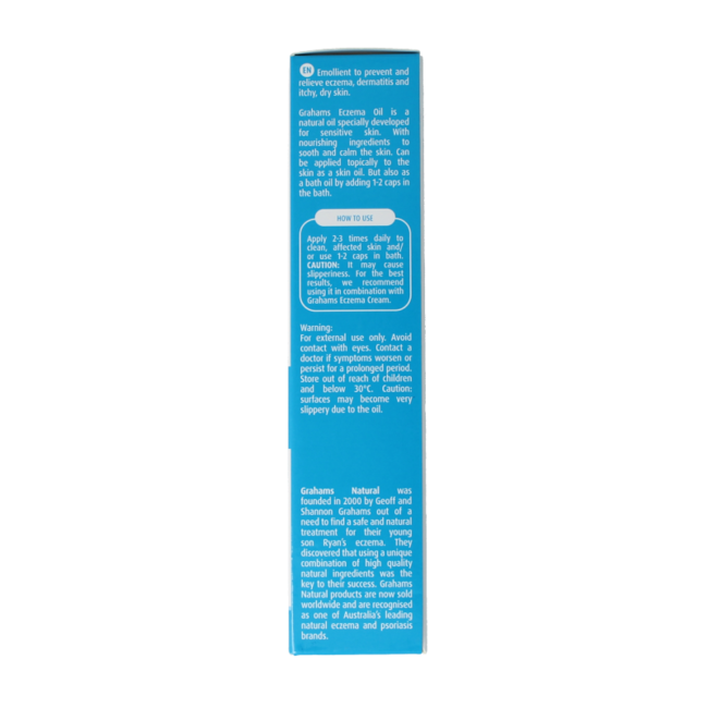 Huile pour l'Eczéma Grahams 100 ml