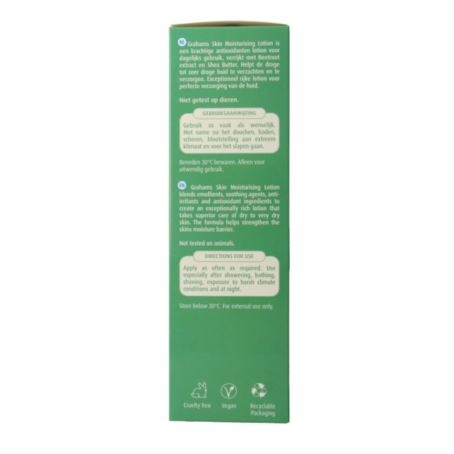 Grahams Haut Feuchtigkeitslotion 200 Milliliter