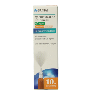 Sanias Xilometazolina HCl 0,50 mg spray 10 ml