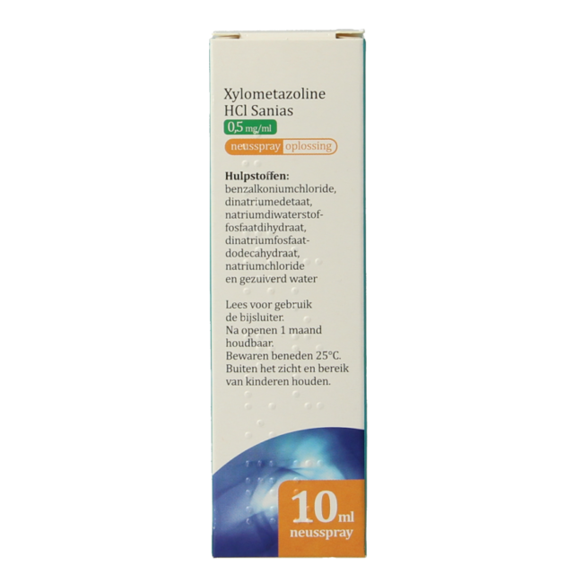 Xylometazoline HCI 0.50mg spray 10 Millilitre