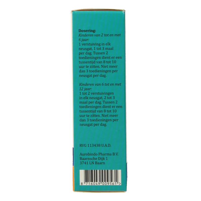 Xylometazoline HCI 0.50mg spray 10 Millilitre