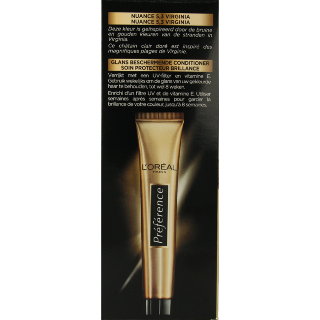 Preference 5.3 Virgin Licht Goldbraun 1 Set