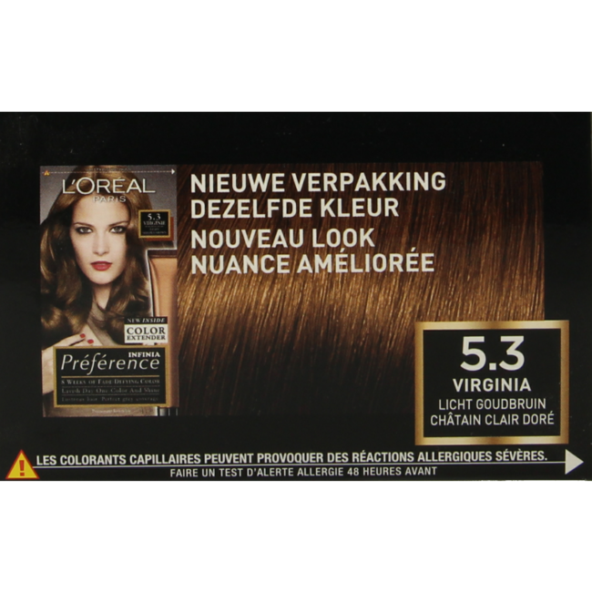 Preference 5.3 Virgin Castaño Claro Dorado 1 Set